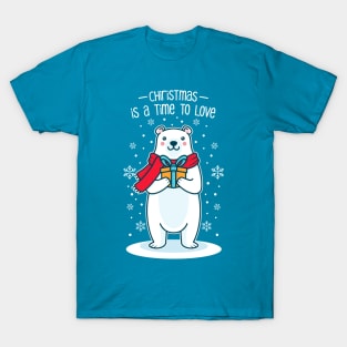 Polar Bear Christmas Gift T-Shirt